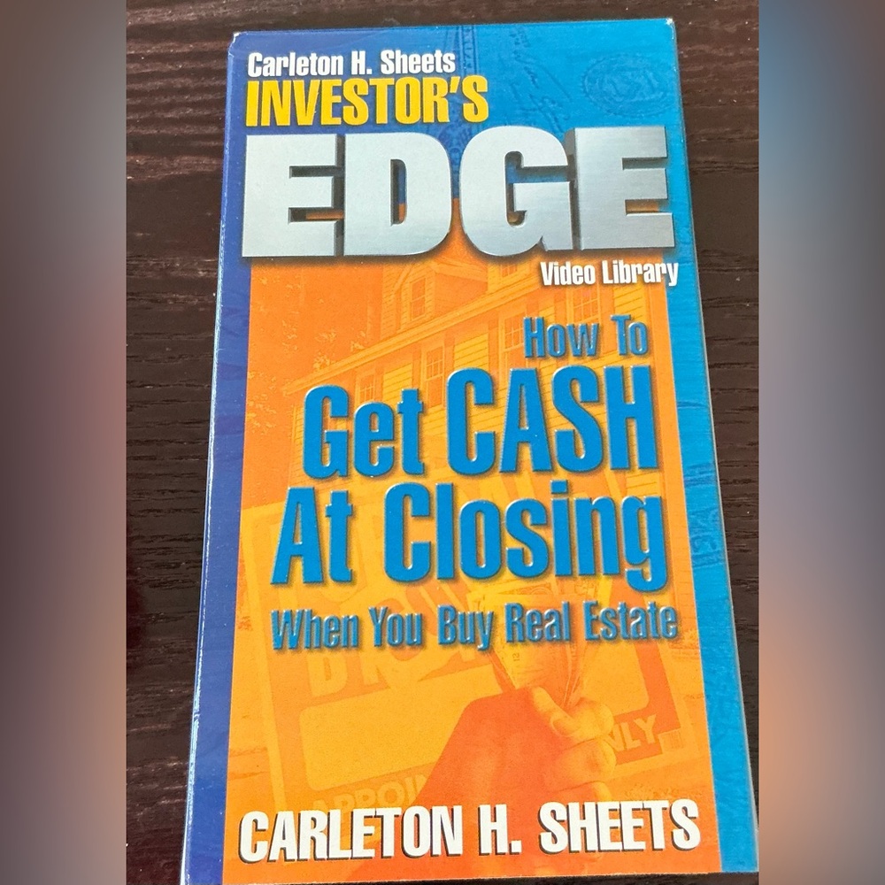 Older Carleton Sheets video, “get cash at closing”. Informative.